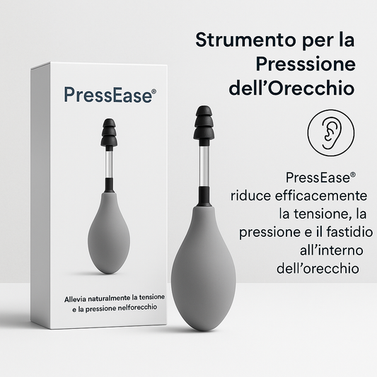 PressEase® – Sollievo Immediato Dalla Pressione Auricolare